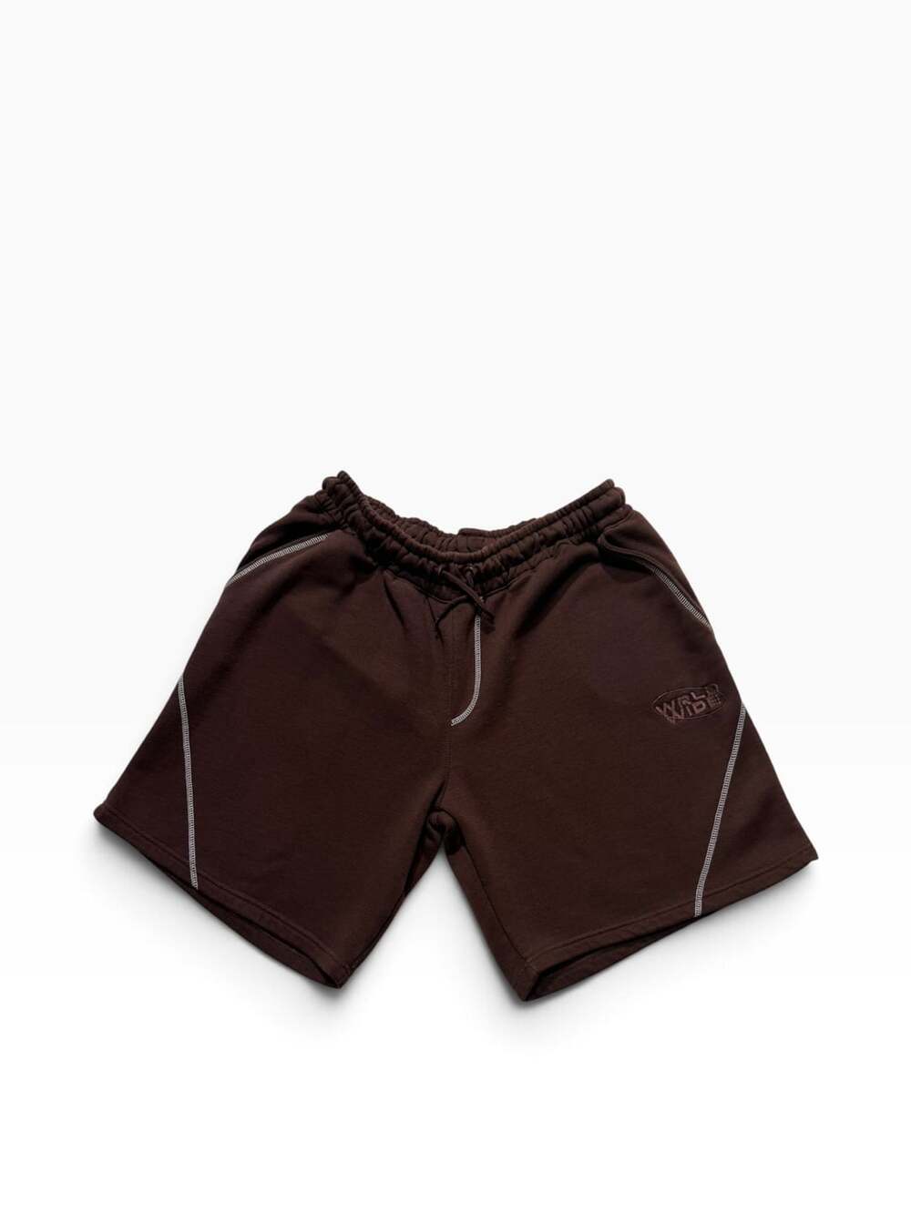 WRLD WIDE Sweatshorts Brown